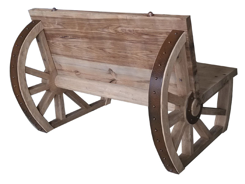 Industrial Solid Wood Bench Sofa