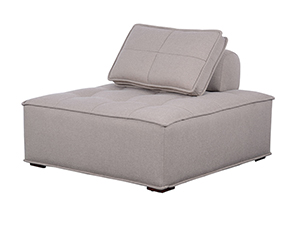 Single Leather Leisure Chair Sofa