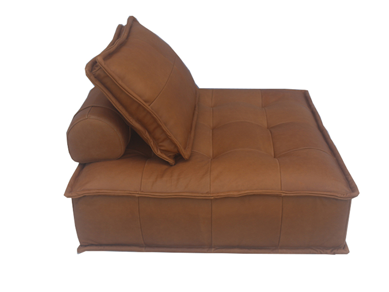 Single Leather Leisure Chair Sofa