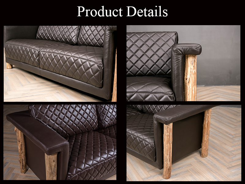 Real Leather Sofa