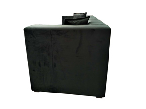 Black Fabric Living Room Sofa Sets Luxury Antique