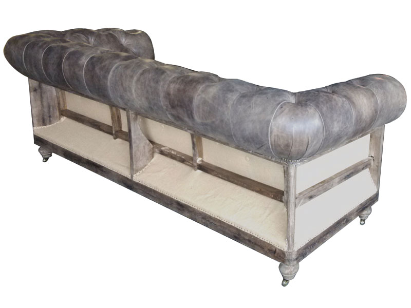 Architecture Back Tufted Back Chesterfield Sofa Set