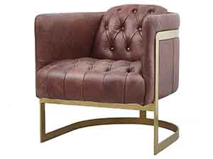 Buttoned Back and Seat Sofa Chair