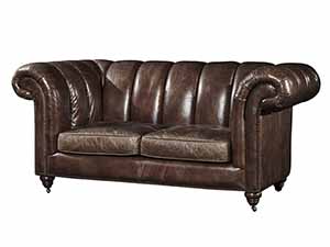 Chesterfield 3 Seater Vintage Leather Sofa