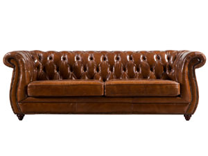Chesterfield 3S Antique Leather Sofa 