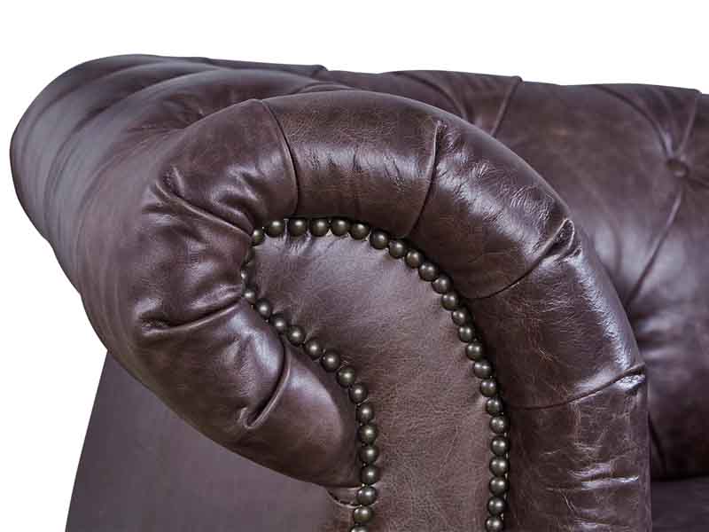 Chesterfield Antique Leather Sofa