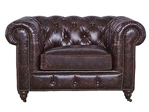 Chesterfield Sofa in Vintage Leather 1S