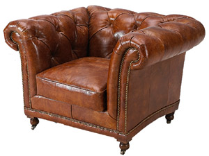 Classic Chesterfield Sofa 1S with Wheels