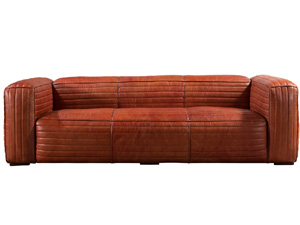 Fulham Vintage Leather Couch Sofa