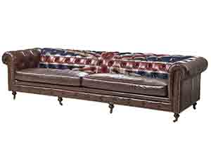 Union Jack Back Chesterfield Sofa