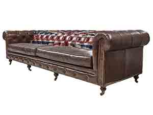 Union Jack Back Chesterfield Sofa