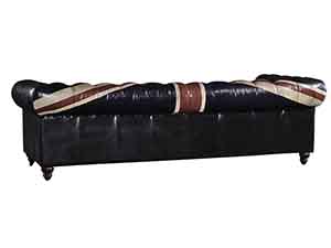 Union Jack Vintage Leather Sofa