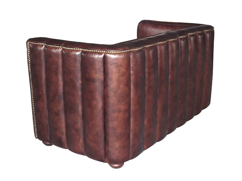 Brown Leather Sofa