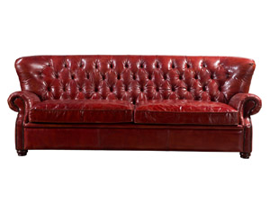 Wing Back Chesterfield Sofa Set