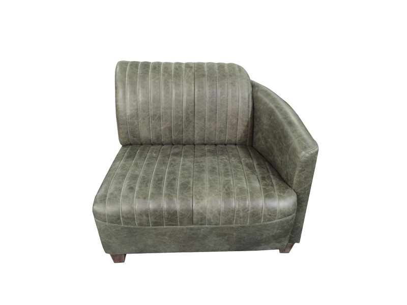 Black 3S Sofa Without Arms Multiple Combinations Bespoke Retro High-End