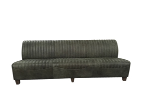 Black 3S Sofa Without Arms Multiple Combinations Bespoke Retro High-End