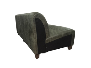 Black 3S Sofa Without Arms Multiple Combinations Bespoke Retro High-End