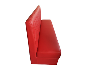 American Red Retro Diner Booth Set Leather Restaurant Seating Furniture Chesterfield Indoor Coffee Modern Living Room