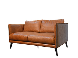 Brown Leather Sofa