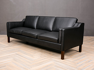 Black Leather Sofa