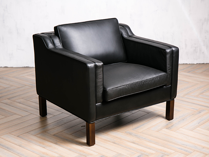 Black Leather Sofa