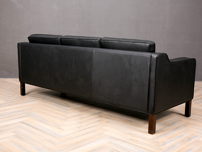 Black Leather Sofa