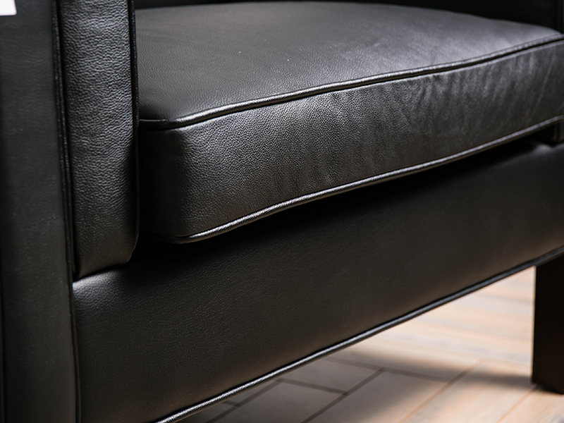 Black Leather Sofa