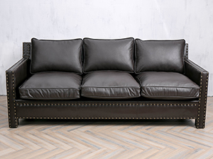 Custom Leather Sofa