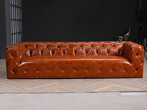 Elegant Leather Sofa