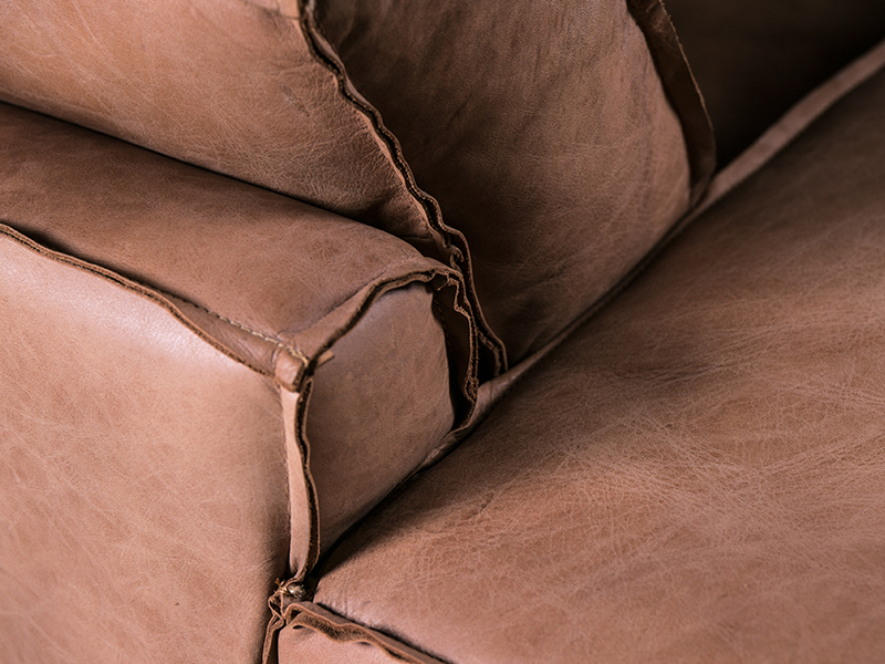 European Leather Sofa