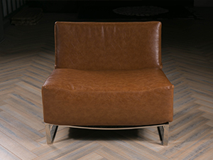 Brown Leather Sofa Chair