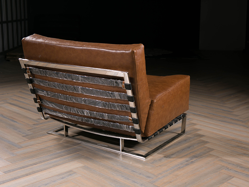 Brown Leather Sofa Chair