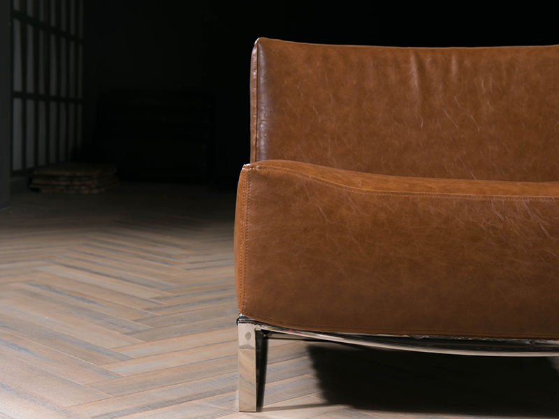 Brown Leather Sofa Chair