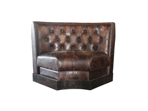 Cheap Leather Restaurant Booth