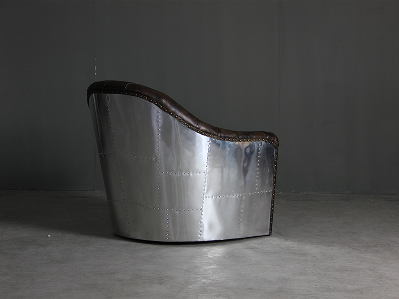 Vintage Brown Leather Sofa