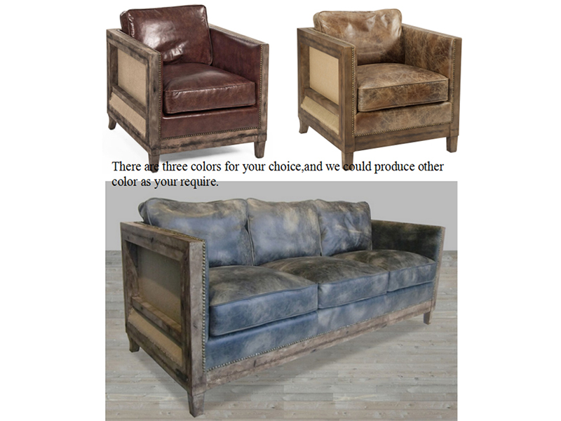 Leather Seat And Deconstructed Sofa