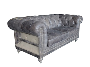 Leather Seat And Deconstructed Sofa