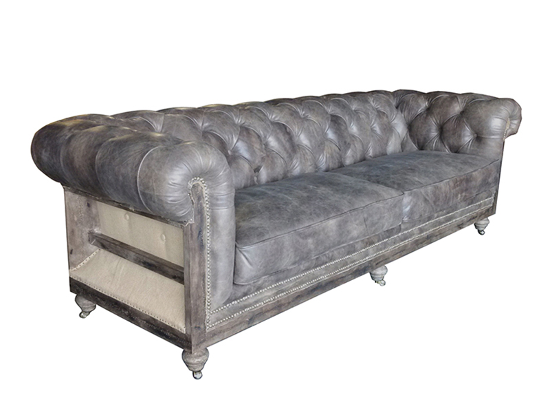 Leather Seat And Deconstructed Sofa