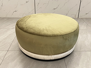 Living Room Furniture Velvet Ottoman Lounge Pouf Chair