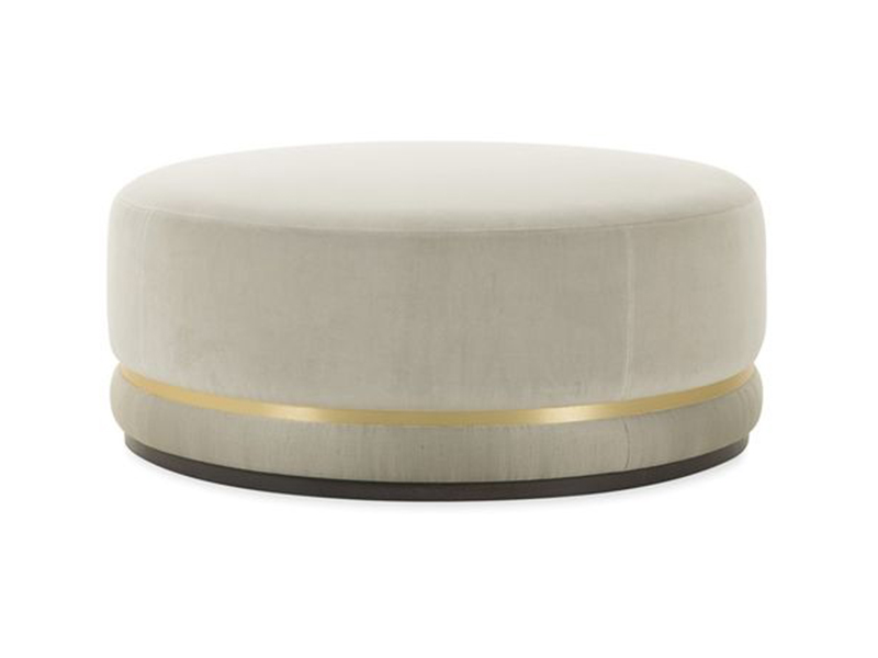 Living Room Furniture Velvet Ottoman Lounge Pouf Chair