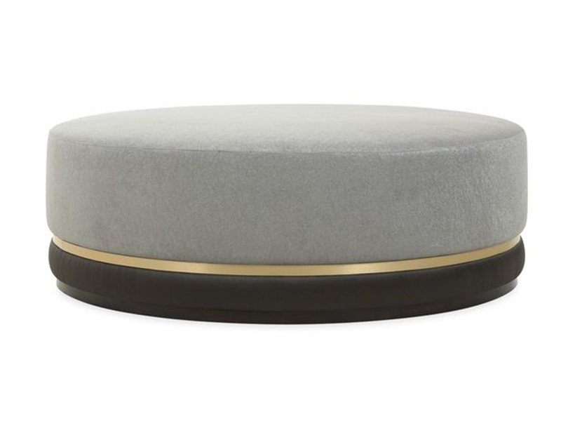 Living Room Furniture Velvet Ottoman Lounge Pouf Chair