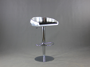 Silver Metal Bar Stools