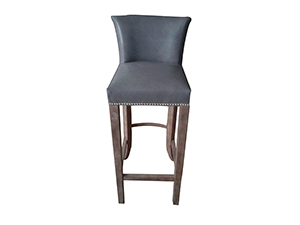 Rustic Wooden Bar Chair