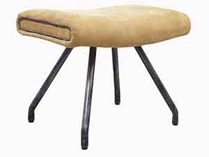 Vintage Genuine Leather Stool
