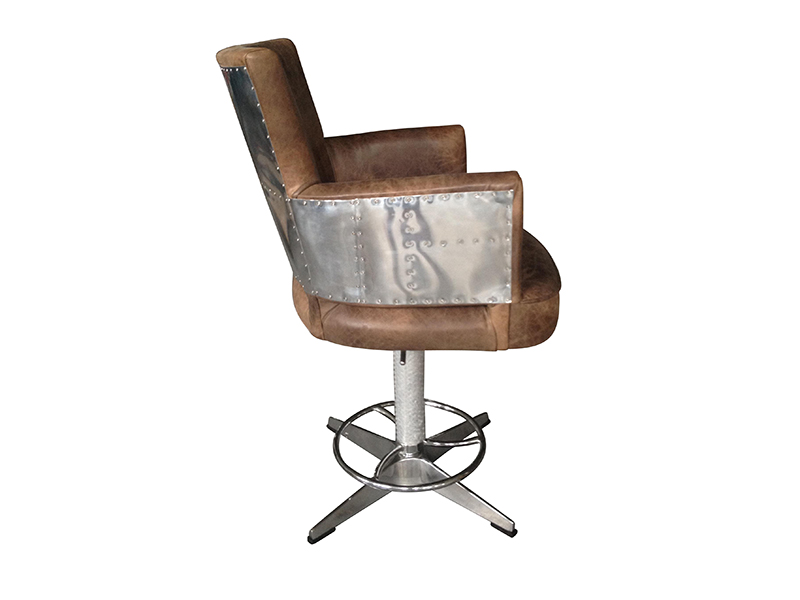 Vintage Metal Work Bar Stool