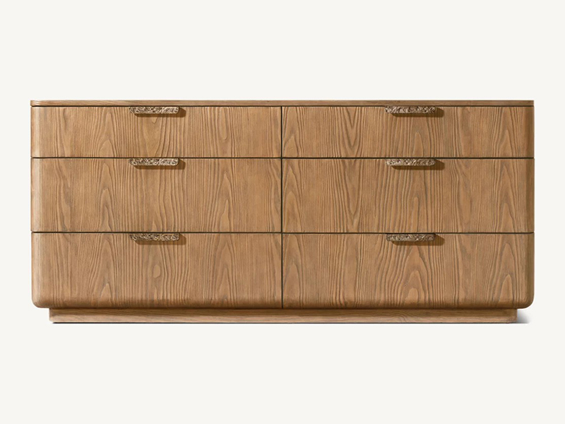 Wood Dresser; Modern Dresser;Brown Dresser