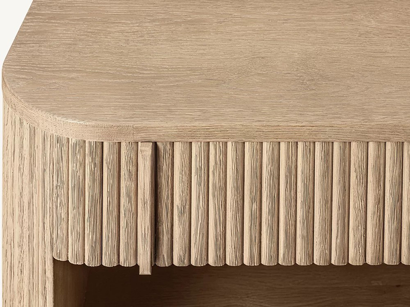 Wood Nightstand; Modern Nightstand;Brown Nightstand