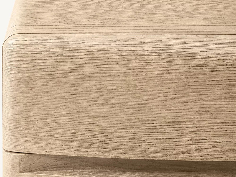 Wood Nightstand; Modern Nightstand;Brown Nightstand