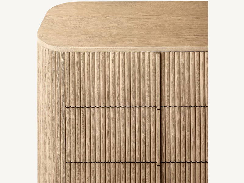 Wood Dresser; Modern Dresser;Brown Dresser