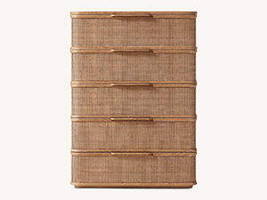 Wood Dresser; Modern Dresser;Brown Dresser